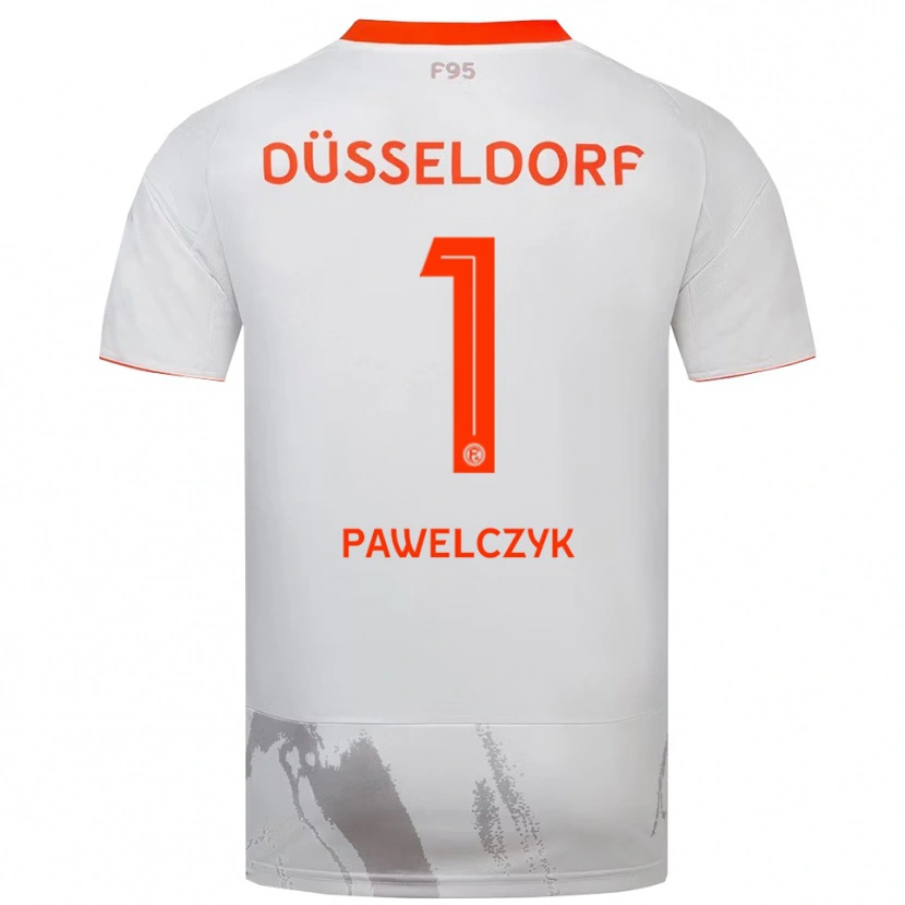 Danxen Dames Tobias Pawelczyk #1 Wit Oranje Uitshirt Uittenue 2025/26 T-Shirt