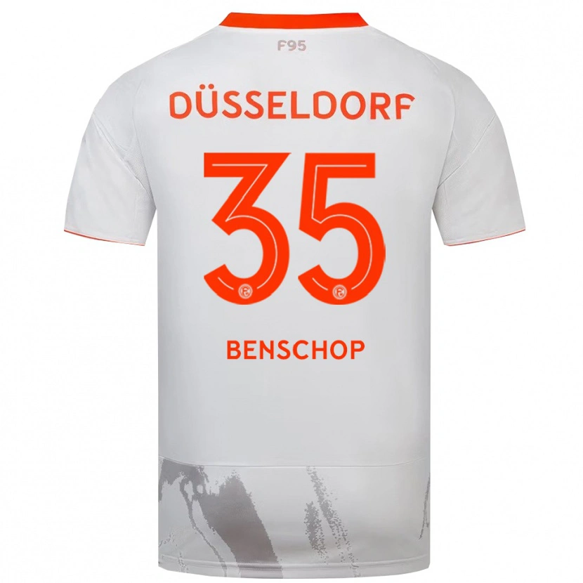 Danxen Dames Charlison Benschop #35 Wit Oranje Uitshirt Uittenue 2025/26 T-Shirt