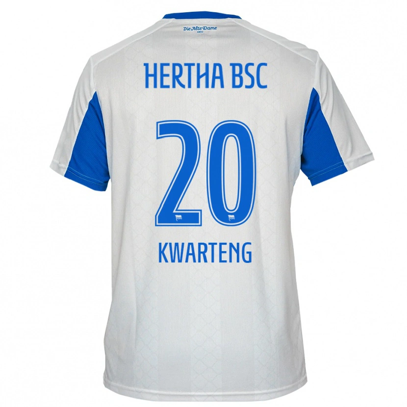 Danxen Dames Ferdinand Kwarteng #20 Wit Blauw Uitshirt Uittenue 2025/26 T-Shirt