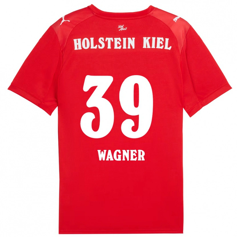 Danxen Dames Robert Wagner #39 Rood Blauw Uitshirt Uittenue 2025/26 T-Shirt