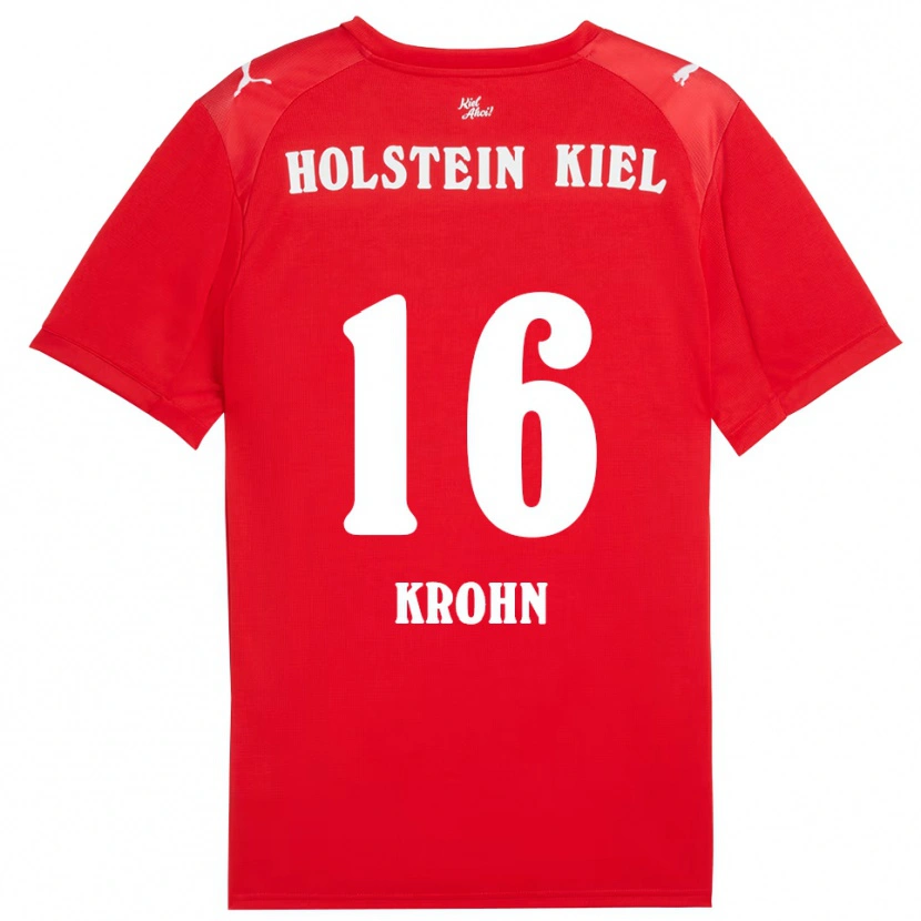 Danxen Dames Sandra Krohn #16 Rood Blauw Uitshirt Uittenue 2025/26 T-Shirt