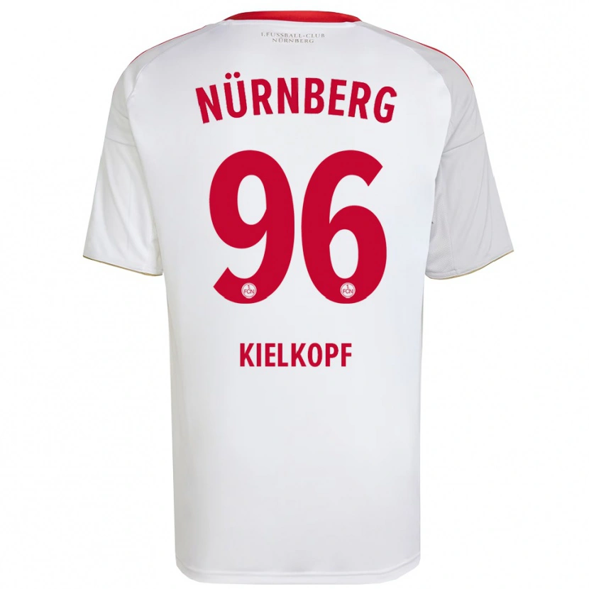 Danxen Dames Felix Kielkopf #96 Wit Rood Uitshirt Uittenue 2025/26 T-Shirt