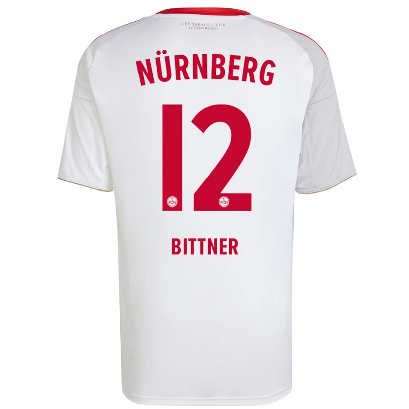 Danxen Dames Liam Bittner #12 Wit Rood Uitshirt Uittenue 2025/26 T-Shirt