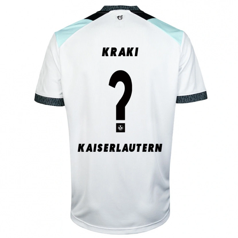 Danxen Dames Avdyl Kraki #0 Wit Zwart Uitshirt Uittenue 2025/26 T-Shirt