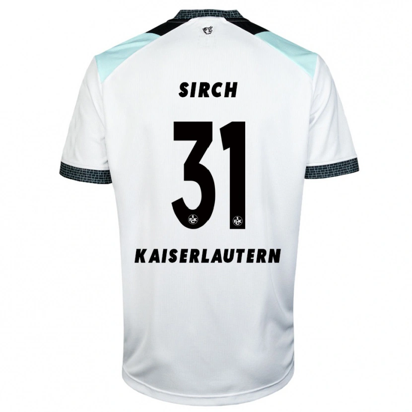 Danxen Dames Luca Sirch #31 Wit Zwart Uitshirt Uittenue 2025/26 T-Shirt