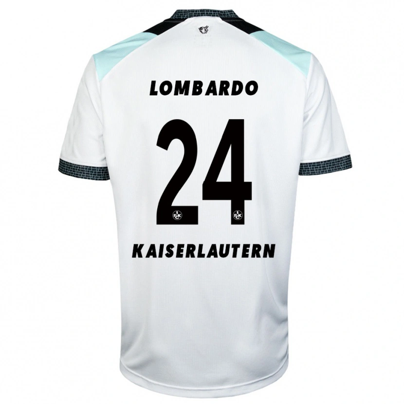 Danxen Dames Ben Lombardo #24 Wit Zwart Uitshirt Uittenue 2025/26 T-Shirt