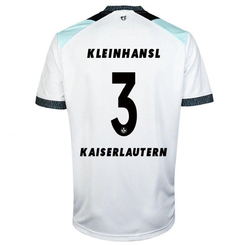 Danxen Dames Florian Kleinhansl #3 Wit Zwart Uitshirt Uittenue 2025/26 T-Shirt