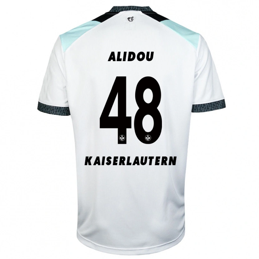 Danxen Dames Faride Alidou #48 Wit Zwart Uitshirt Uittenue 2025/26 T-Shirt