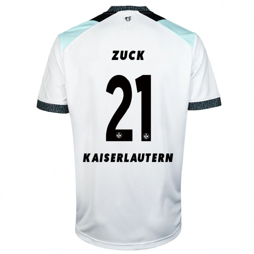 Danxen Dames Hendrick Zuck #21 Wit Zwart Uitshirt Uittenue 2025/26 T-Shirt