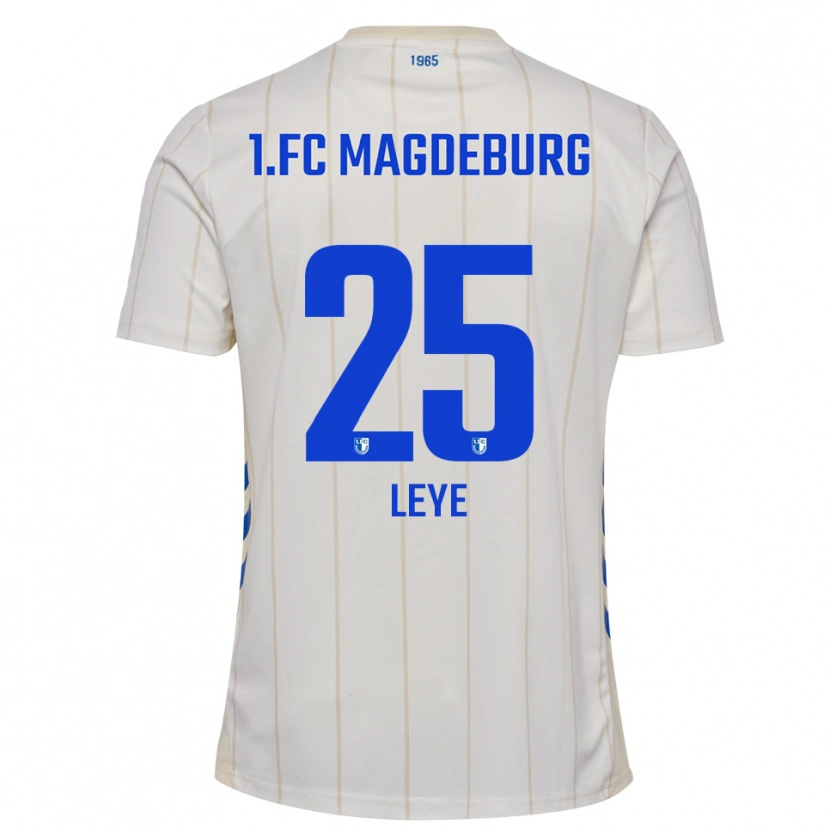 Danxen Dames Titus Leye #25 Wit Blauw Uitshirt Uittenue 2025/26 T-Shirt