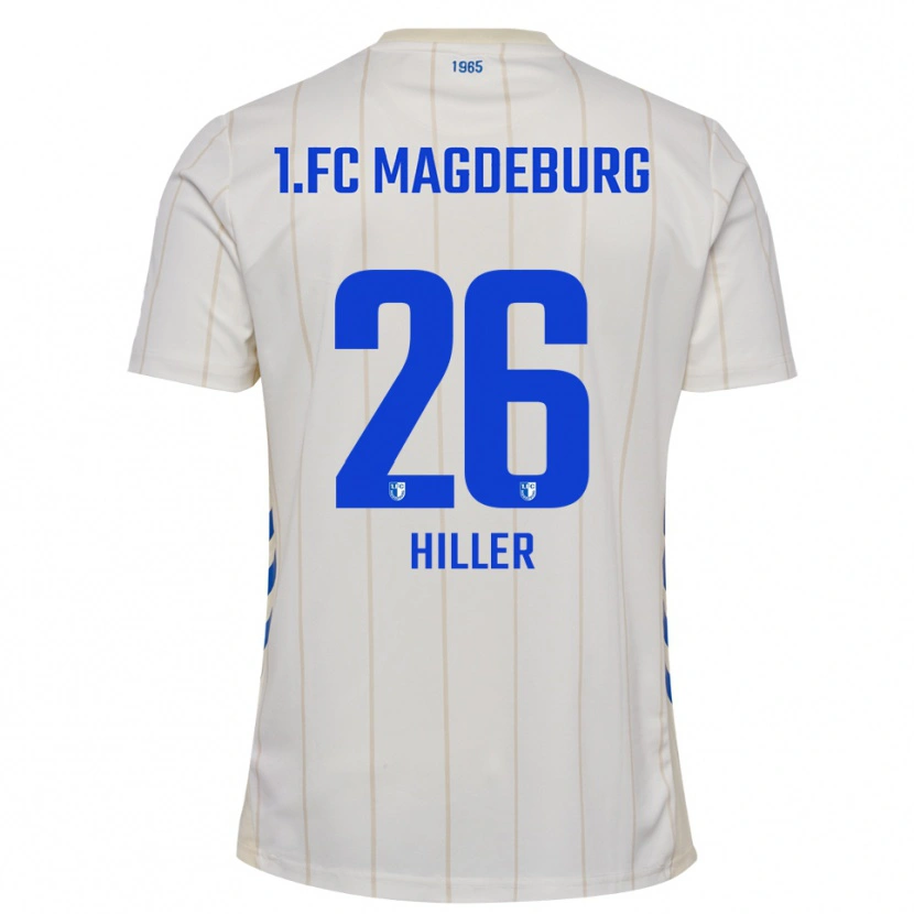 Danxen Dames Lenny Hiller #26 Wit Blauw Uitshirt Uittenue 2025/26 T-Shirt