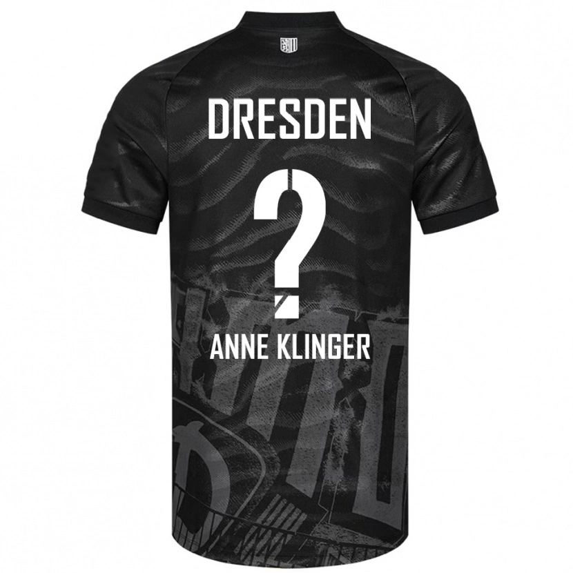 Danxen Dames Jo Anne Klinger #0 Zwart Grijs Uitshirt Uittenue 2025/26 T-Shirt