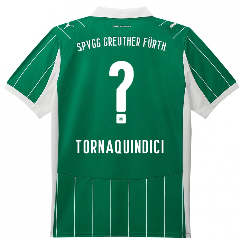 Danxen Dames Aurora Tornaquindici #0 Groen Wit Uitshirt Uittenue 2025/26 T-Shirt