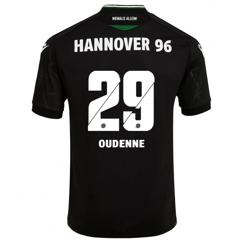 Danxen Dames Kolja Oudenne #29 Zwart Groen Uitshirt Uittenue 2025/26 T-Shirt