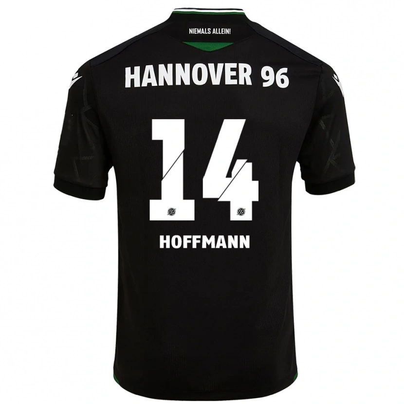 Danxen Dames Mika Hoffmann #14 Zwart Groen Uitshirt Uittenue 2025/26 T-Shirt