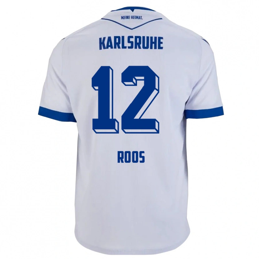 Danxen Dames Silvio Roos #12 Wit Blauw Uitshirt Uittenue 2025/26 T-Shirt