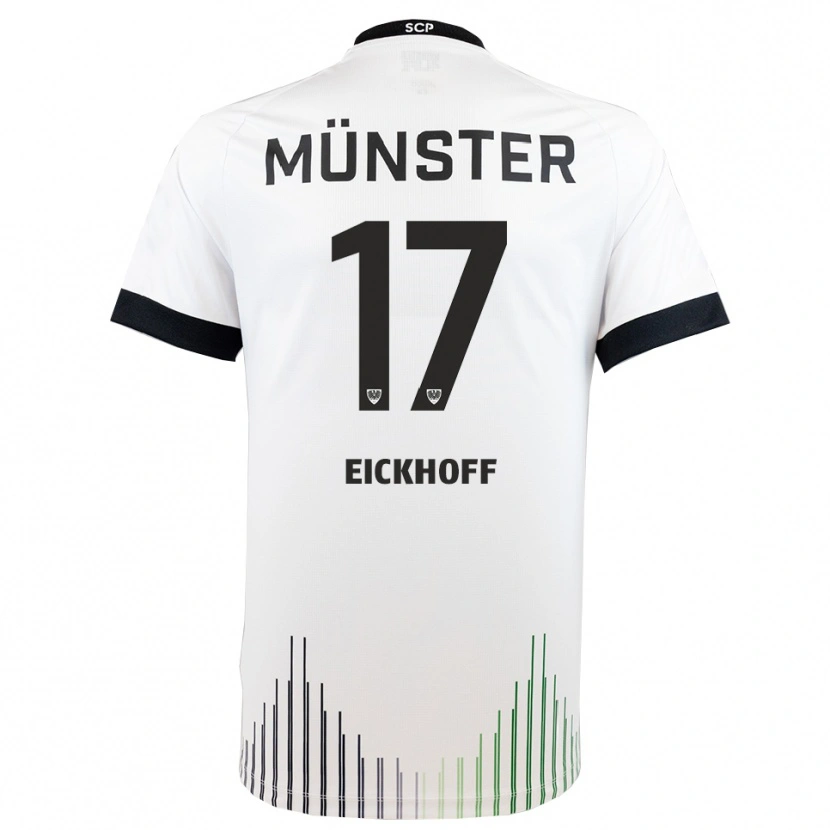 Danxen Dames Bennet Eickhoff #17 Wit Zwart Uitshirt Uittenue 2025/26 T-Shirt