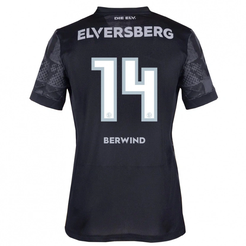 Danxen Dames Lilli Berwind #14 Zwart Grijs Uitshirt Uittenue 2025/26 T-Shirt