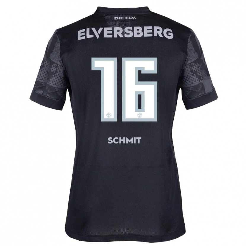 Danxen Dames Leila Schmit #16 Zwart Grijs Uitshirt Uittenue 2025/26 T-Shirt