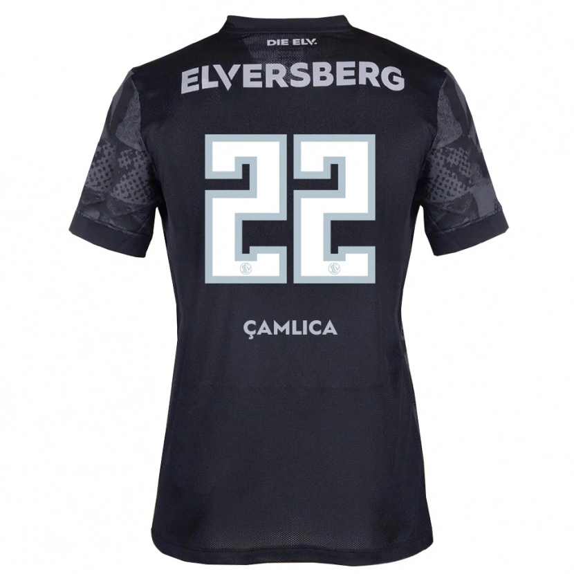 Danxen Dames Can Çamlica #22 Zwart Grijs Uitshirt Uittenue 2025/26 T-Shirt