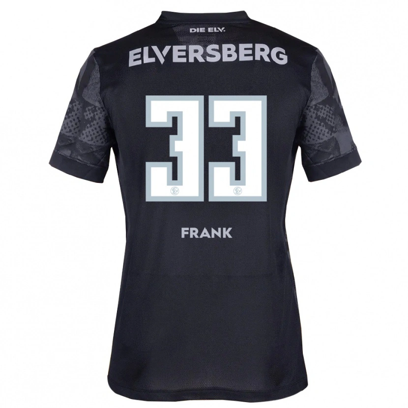 Danxen Dames Ronja Frank #33 Zwart Grijs Uitshirt Uittenue 2025/26 T-Shirt