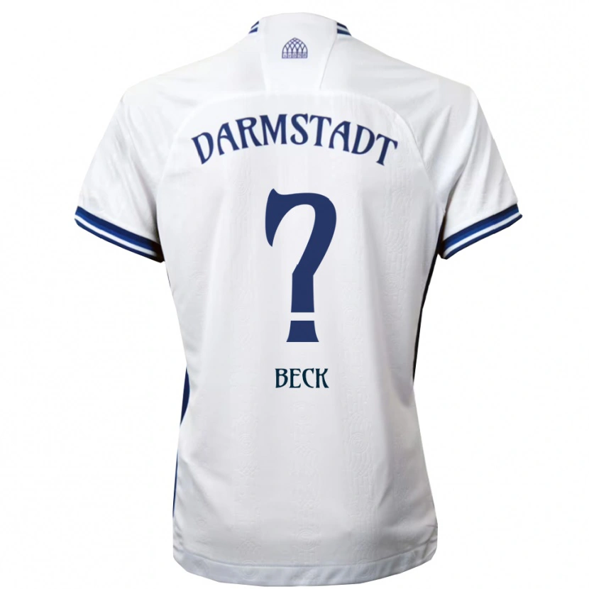 Danxen Dames Kerim Beck #0 Wit Blauw Uitshirt Uittenue 2025/26 T-Shirt