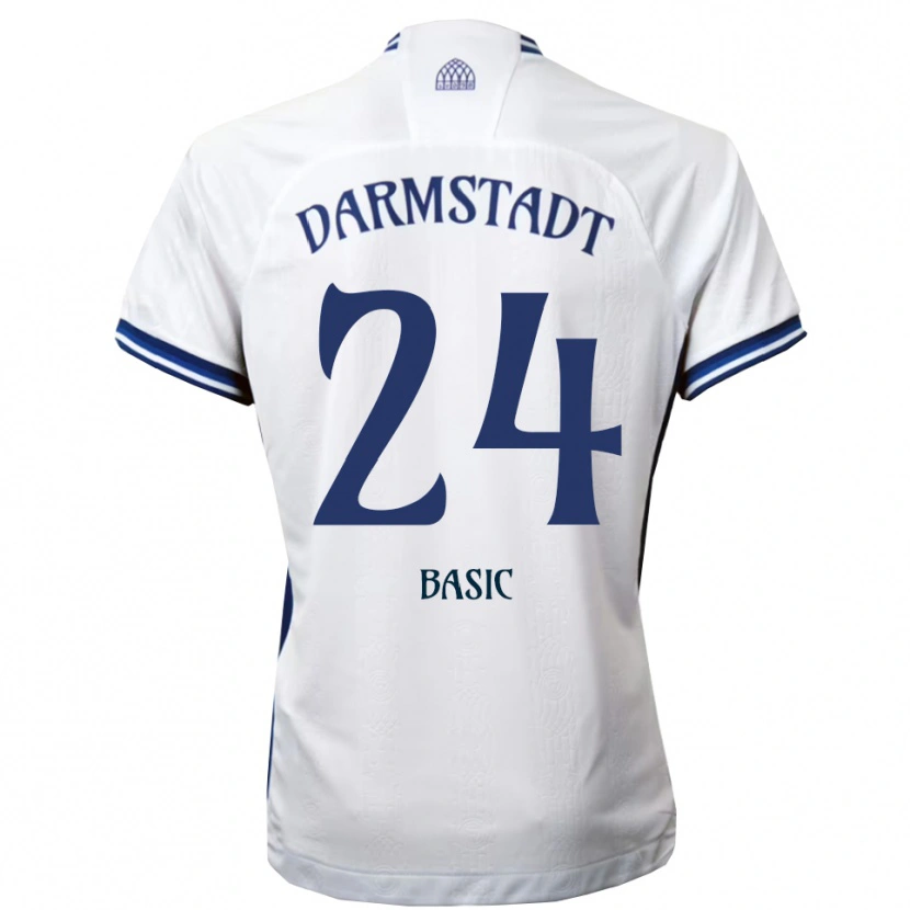 Danxen Dames Benjamin Basic #24 Wit Blauw Uitshirt Uittenue 2025/26 T-Shirt