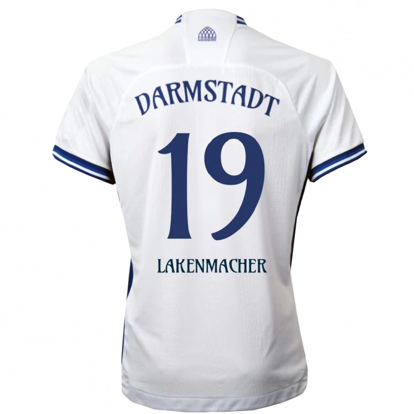 Danxen Dames Fynn Lakenmacher #19 Wit Blauw Uitshirt Uittenue 2025/26 T-Shirt