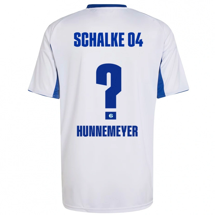 Danxen Dames Maja Hünnemeyer #0 Wit Blauw Uitshirt Uittenue 2025/26 T-Shirt
