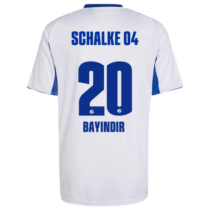 Danxen Dames Aris Bayindir #20 Wit Blauw Uitshirt Uittenue 2025/26 T-Shirt