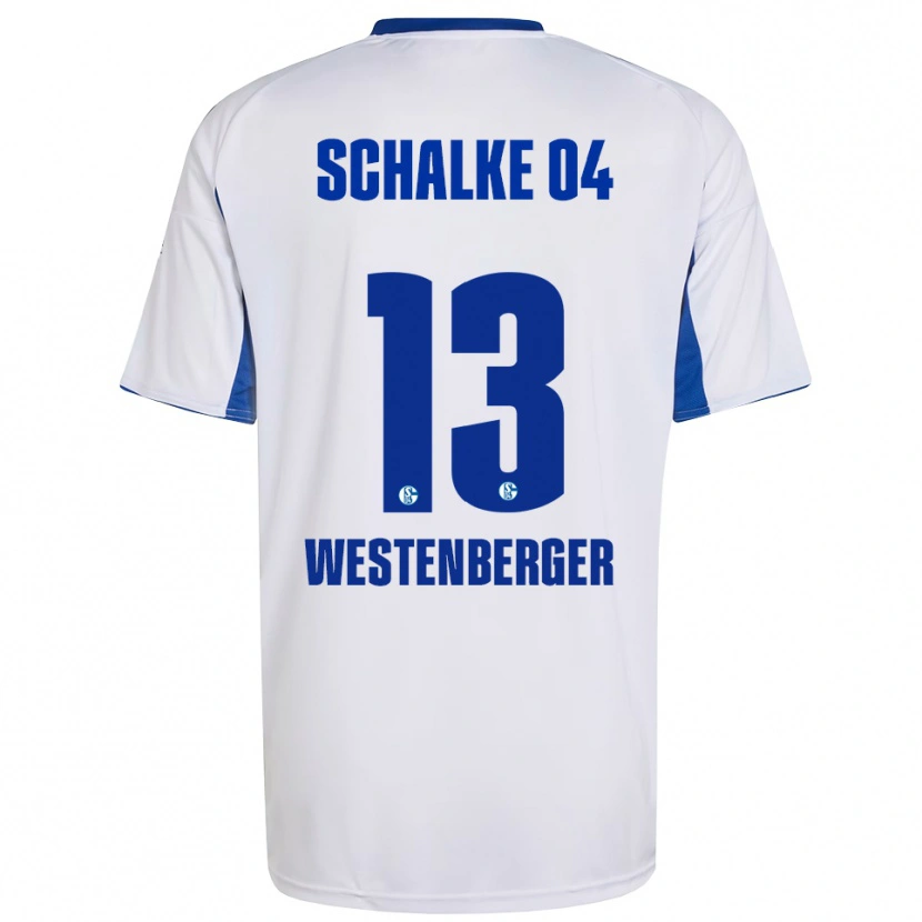 Danxen Dames Noel Westenberger #13 Wit Blauw Uitshirt Uittenue 2025/26 T-Shirt