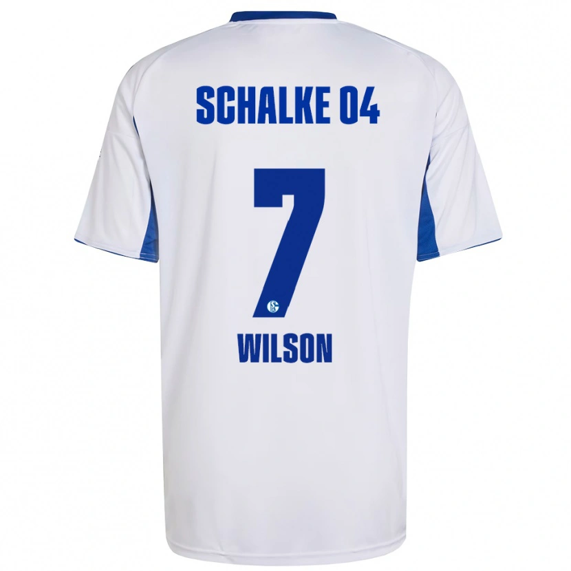 Danxen Dames Clinton Wilson #7 Wit Blauw Uitshirt Uittenue 2025/26 T-Shirt