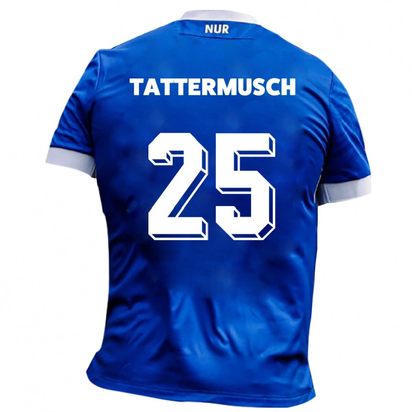 Danxen Dames Ted Tattermusch #25 Blauw Wit Uitshirt Uittenue 2025/26 T-Shirt