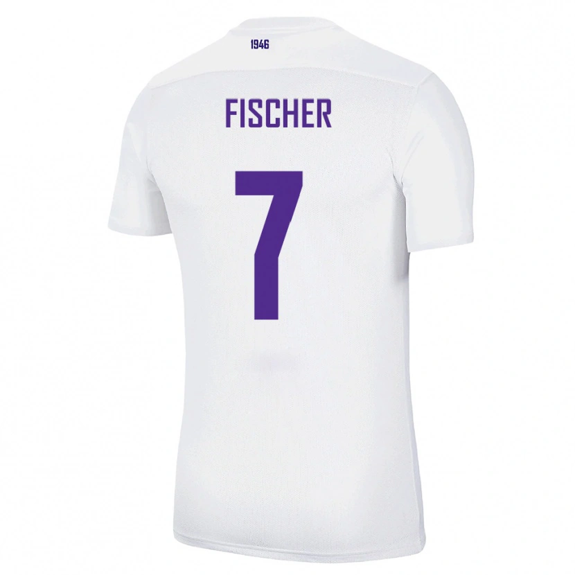 Danxen Dames Franz Fischer #7 Wit Groen Uitshirt Uittenue 2025/26 T-Shirt
