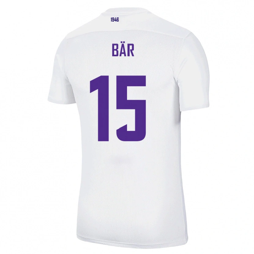 Danxen Dames Marcel Bär #15 Wit Groen Uitshirt Uittenue 2025/26 T-Shirt
