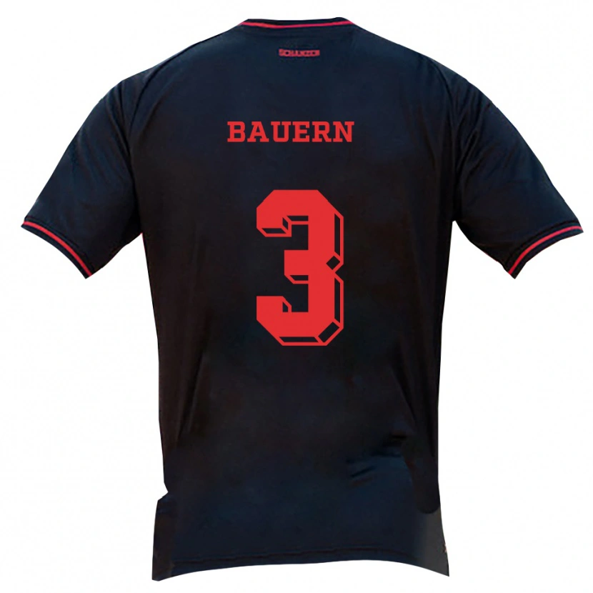 Danxen Dames Katharina Bauern #3 Zwart Rood Wit Uitshirt Uittenue 2025/26 T-Shirt