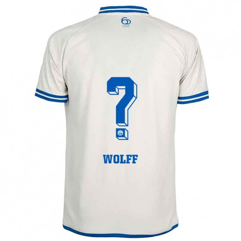 Danxen Dames Luis Wolff #0 Wit Blauw Uitshirt Uittenue 2025/26 T-Shirt