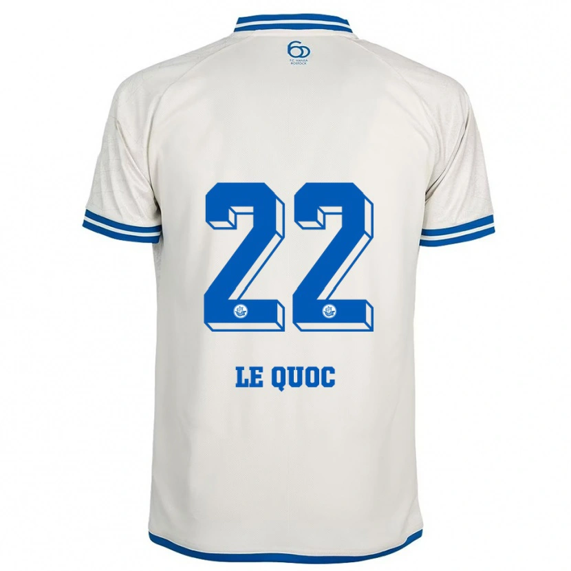 Danxen Dames Jenny Le Quoc #22 Wit Blauw Uitshirt Uittenue 2025/26 T-Shirt