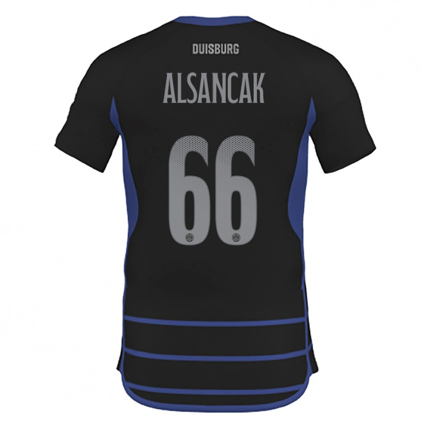 Danxen Dames Duygu Alsancak #66 Zwart Blauw Uitshirt Uittenue 2025/26 T-Shirt