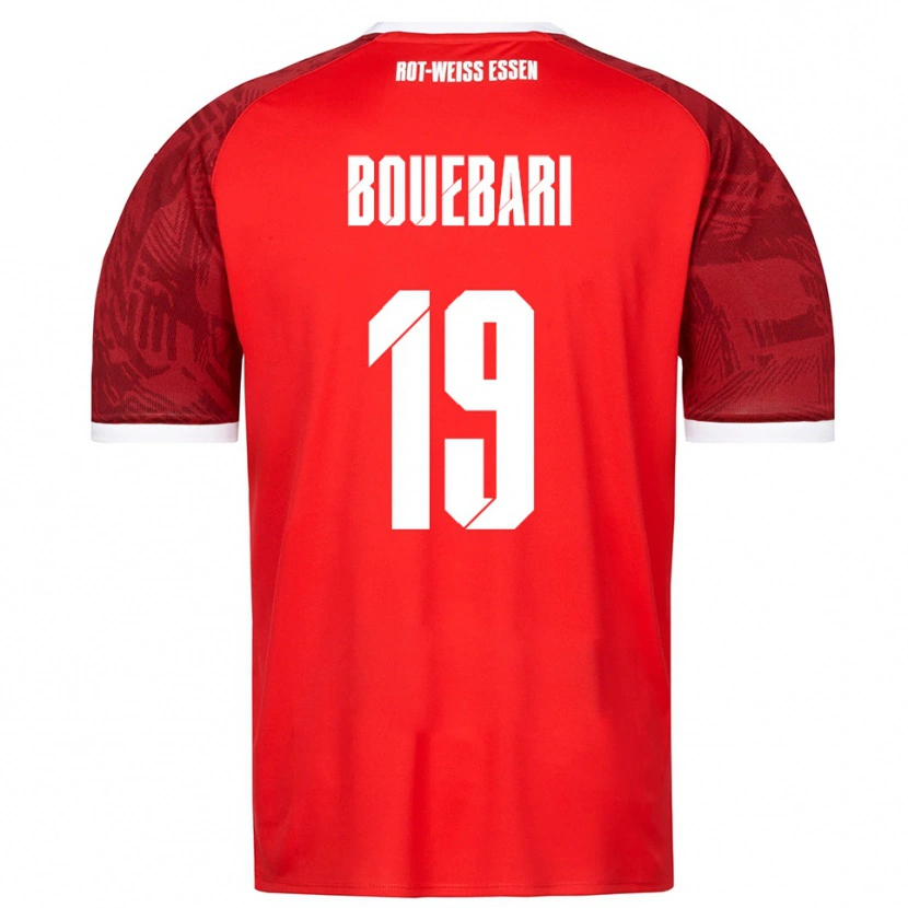 Danxen Dames Franci Bouebari #19 Rood Bordeaux Wit Uitshirt Uittenue 2025/26 T-Shirt