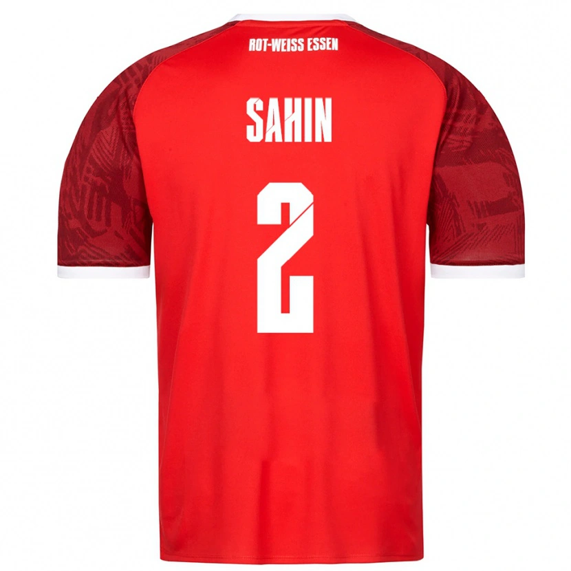Danxen Dames Can Sahin #2 Rood Bordeaux Wit Uitshirt Uittenue 2025/26 T-Shirt