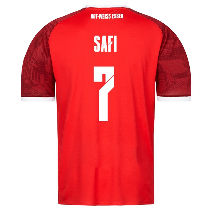 Danxen Dames Ramien Safi #7 Rood Bordeaux Wit Uitshirt Uittenue 2025/26 T-Shirt