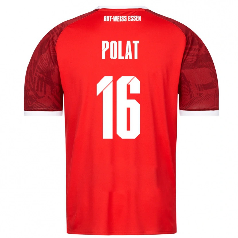 Danxen Dames Mert Polat #16 Rood Bordeaux Wit Uitshirt Uittenue 2025/26 T-Shirt