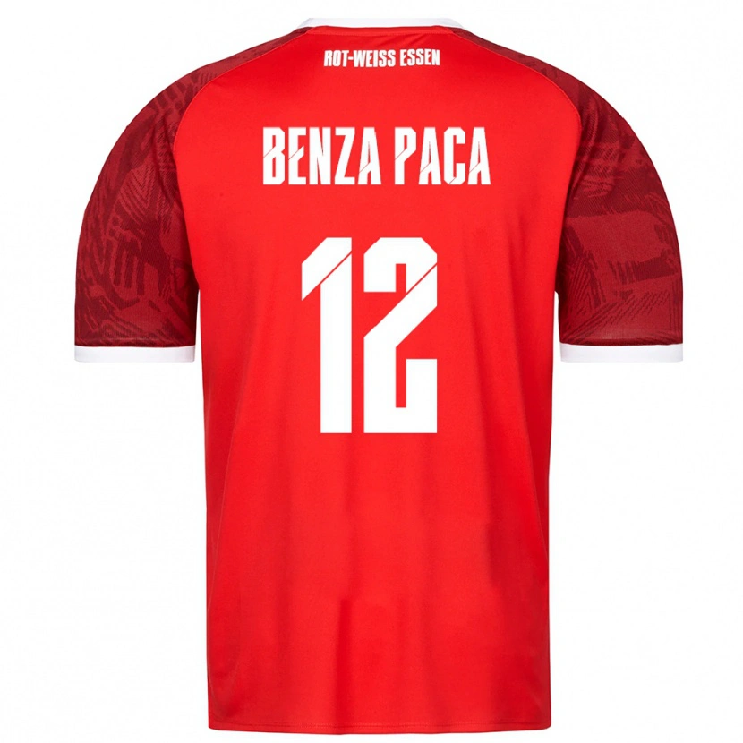 Danxen Dames Lynes Benza Paca #12 Rood Bordeaux Wit Uitshirt Uittenue 2025/26 T-Shirt