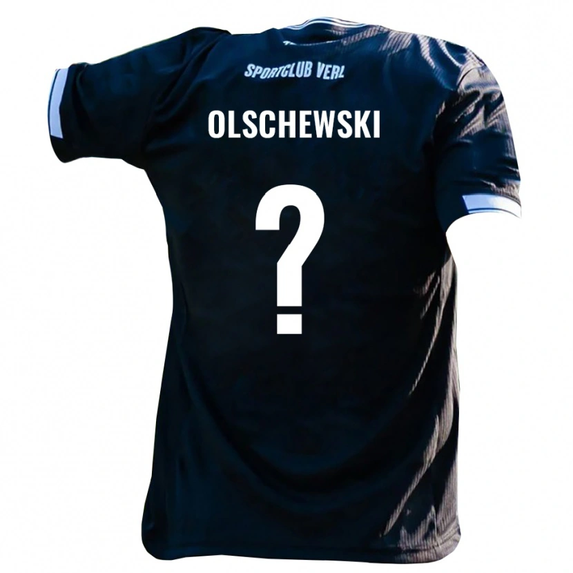 Danxen Dames Jan Olschewski #0 Zwart Wit Uitshirt Uittenue 2025/26 T-Shirt