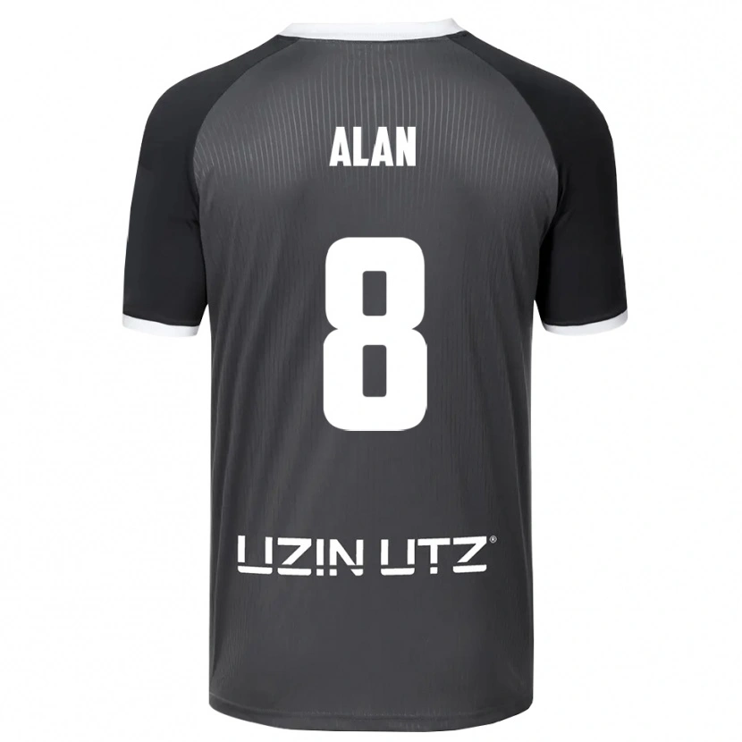 Danxen Dames Ali Alan #8 Grijs Wit Uitshirt Uittenue 2025/26 T-Shirt