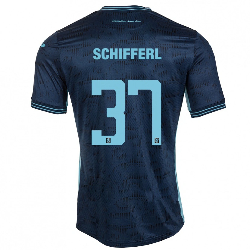 Danxen Dames Raphael Schifferl #37 Koningsblauw Uitshirt Uittenue 2025/26 T-Shirt