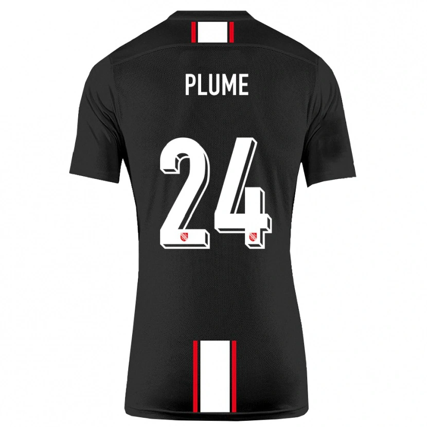 Danxen Dames Noah Plume #24 Zwart Wit Uitshirt Uittenue 2025/26 T-Shirt