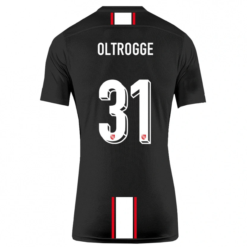 Danxen Dames Jannik Oltrogge #31 Zwart Wit Uitshirt Uittenue 2025/26 T-Shirt