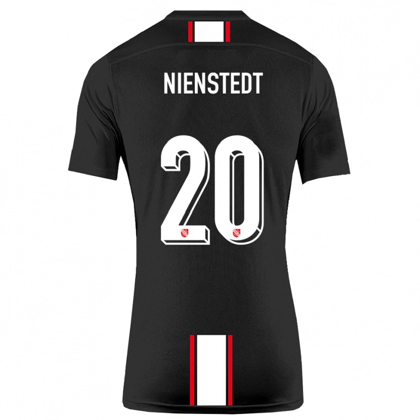 Danxen Dames Anakin-Jo Nienstedt #20 Zwart Wit Uitshirt Uittenue 2025/26 T-Shirt